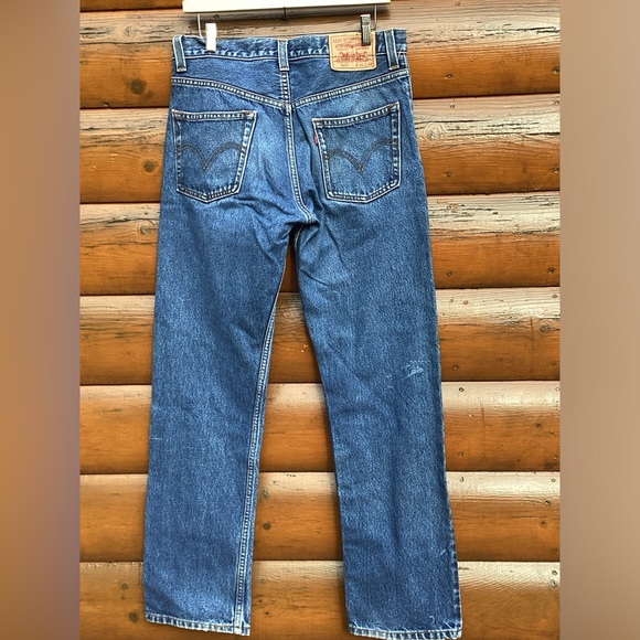 ⚜️ Levi’s 505 Jeans 31 X 32 VNPLC 👖 UniSex  🆔 O 11 - Picture 2 of 16